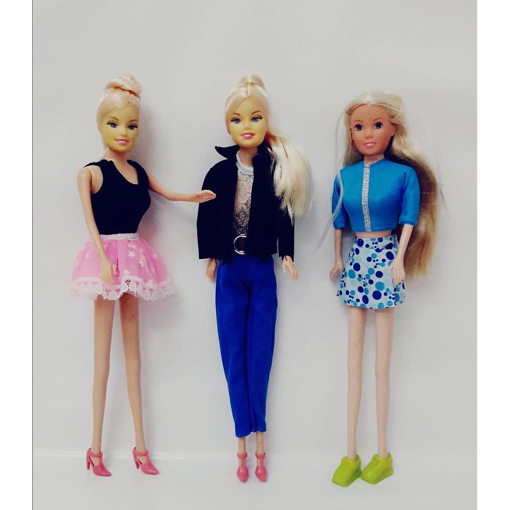 MUÑECA FLACA LINDA TIPO BARBIE EN BOLSA /17 abajo