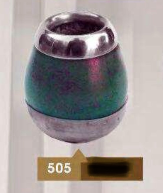 MATE CALABAZA C/VIROLA GDE Y BASE