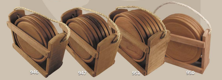 SET PORTA PLATOS CON 6 PLATOS