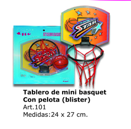 TAB. DE MINI BASQU.C. PELOT. (BLIST