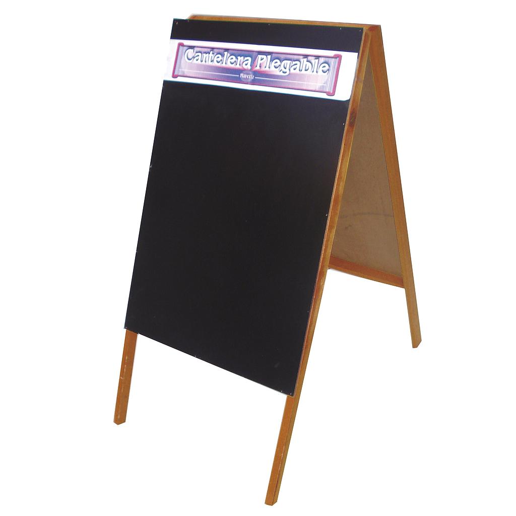 CARTELERA PLEGABLE NEGRA P/TIZA