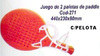 JGO DE PALETA C/ PELOTA/fila 1