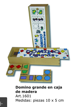 DOMINO GRANDE EN CAJA DE MADERA