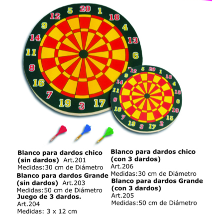JUEGO DE 3 DARDOS