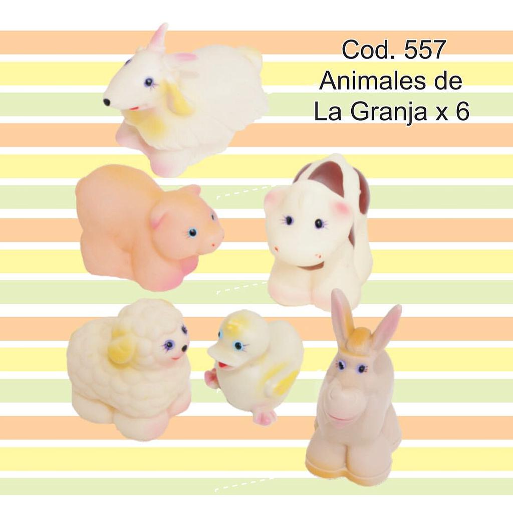 ANIMALES DE LA GRANJA X 6