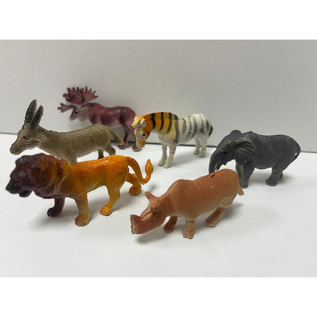 ANIMALES SELVA X6 BOLSA/28ABAJO/