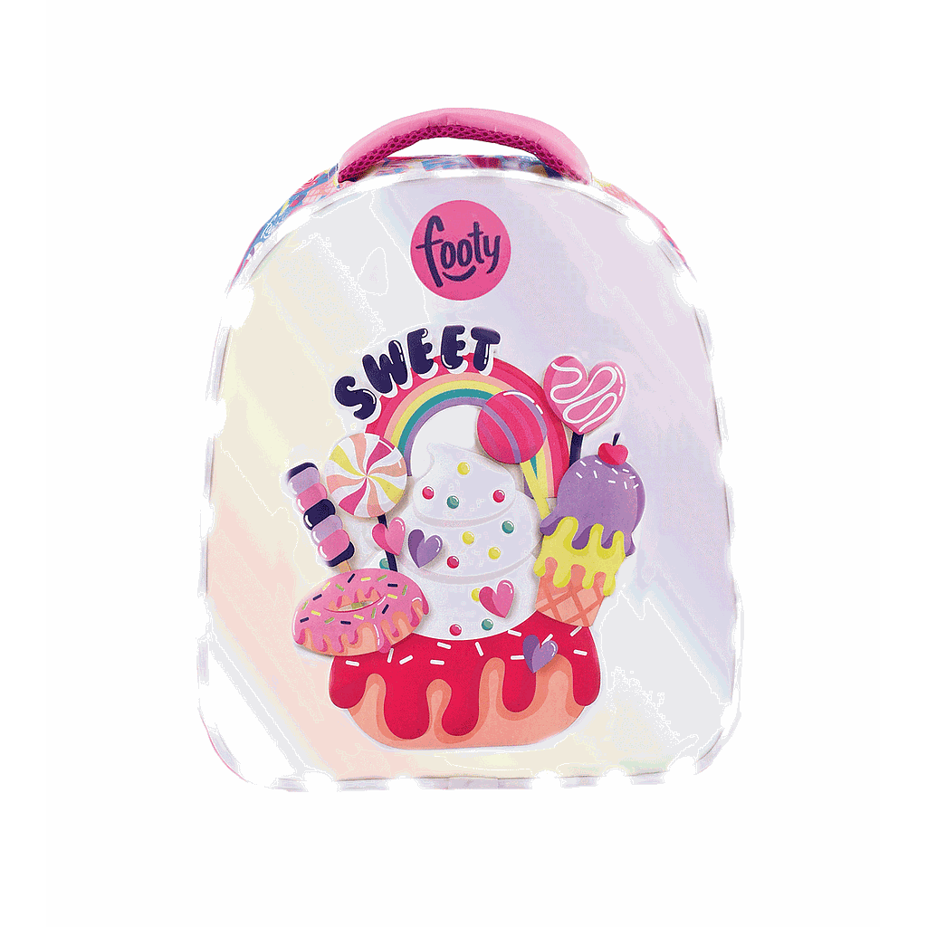 Mochila Footy Espalda 14" C/Luz Led / Fila 16 arriba