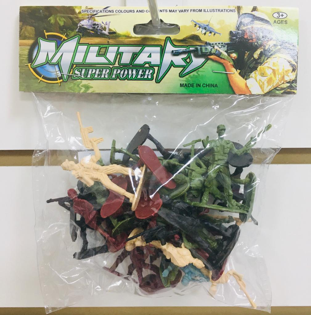 soldaditos x 28 piezas/ 13 medio