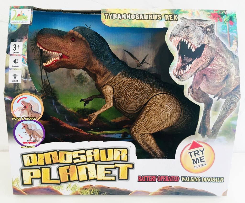 Dino T.REX grande, c/ sonido, luz y movimiento