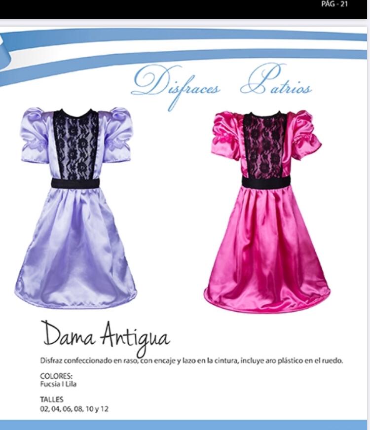 Disfraz Dama Antigua