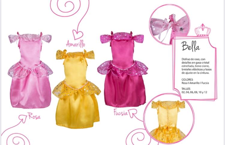 Disfraz Bellas