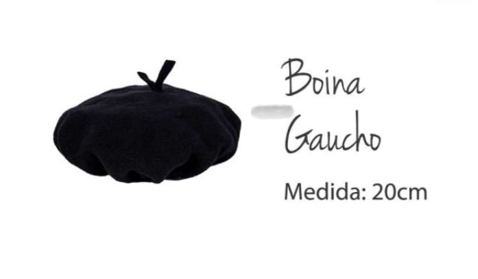 Boina Gaucho, viene pack X 6