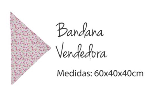 Bandana Vendedora viene X 20 