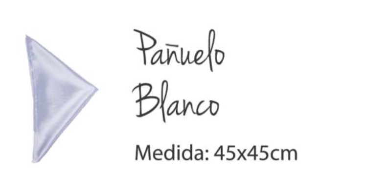 Pañuelo Blanco viene X 6