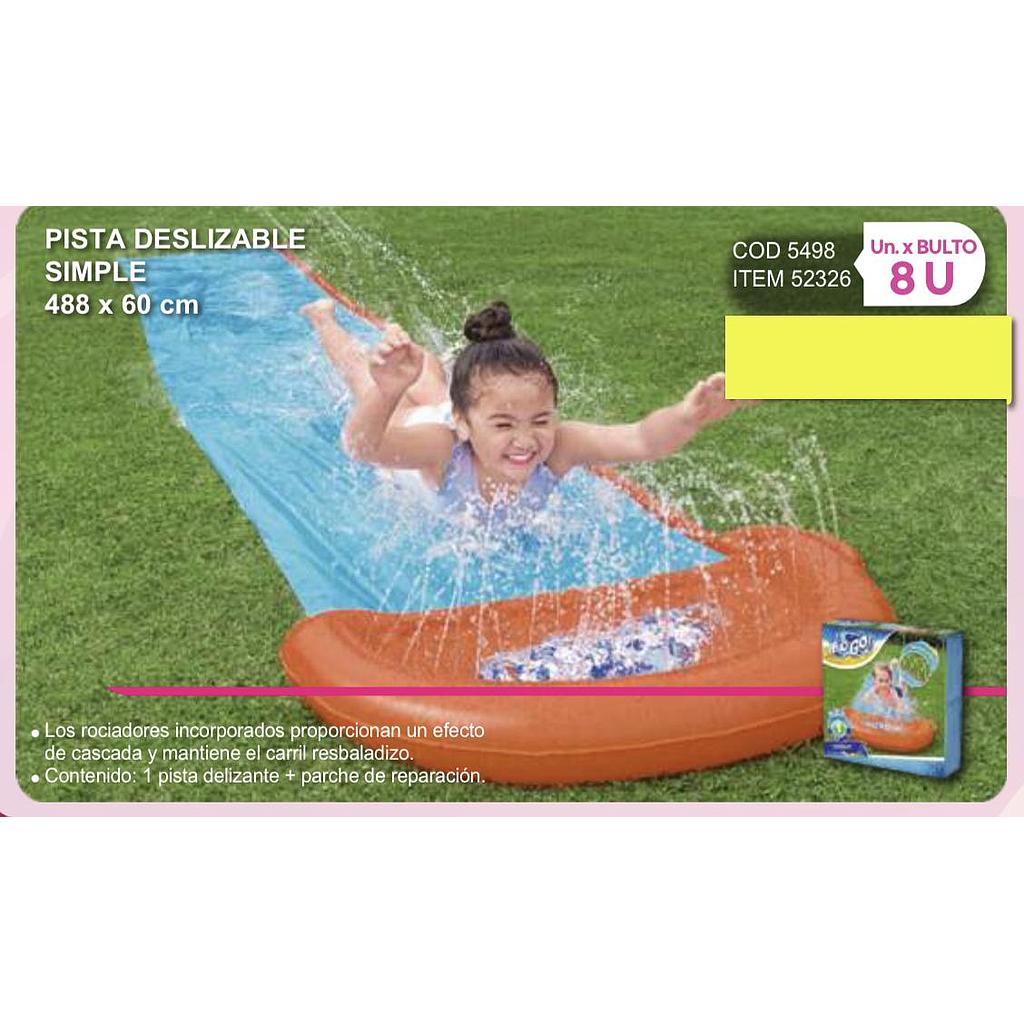 pista deslizable simple