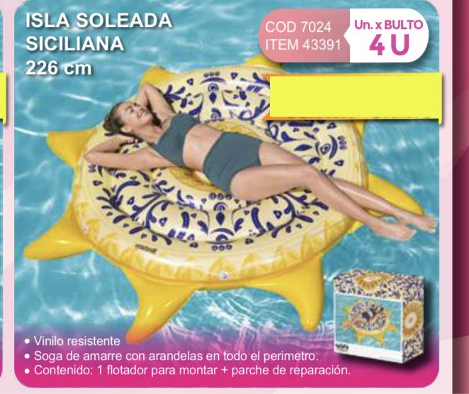 isla soleada siciliana 226 cm