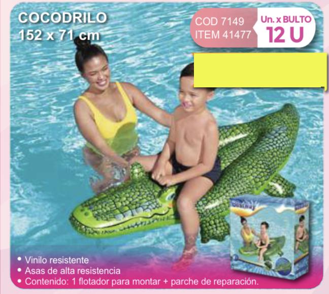 cocodrilo 152 x 71 cm