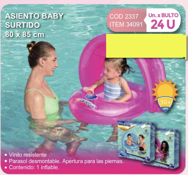 asiento baby surtido 80 x 85 cm