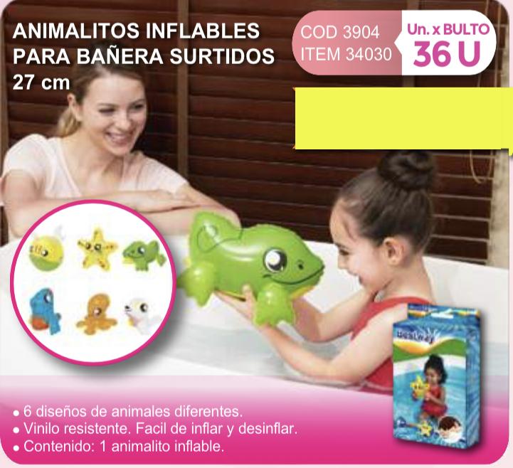 animalitos inflables para bañera surtidos