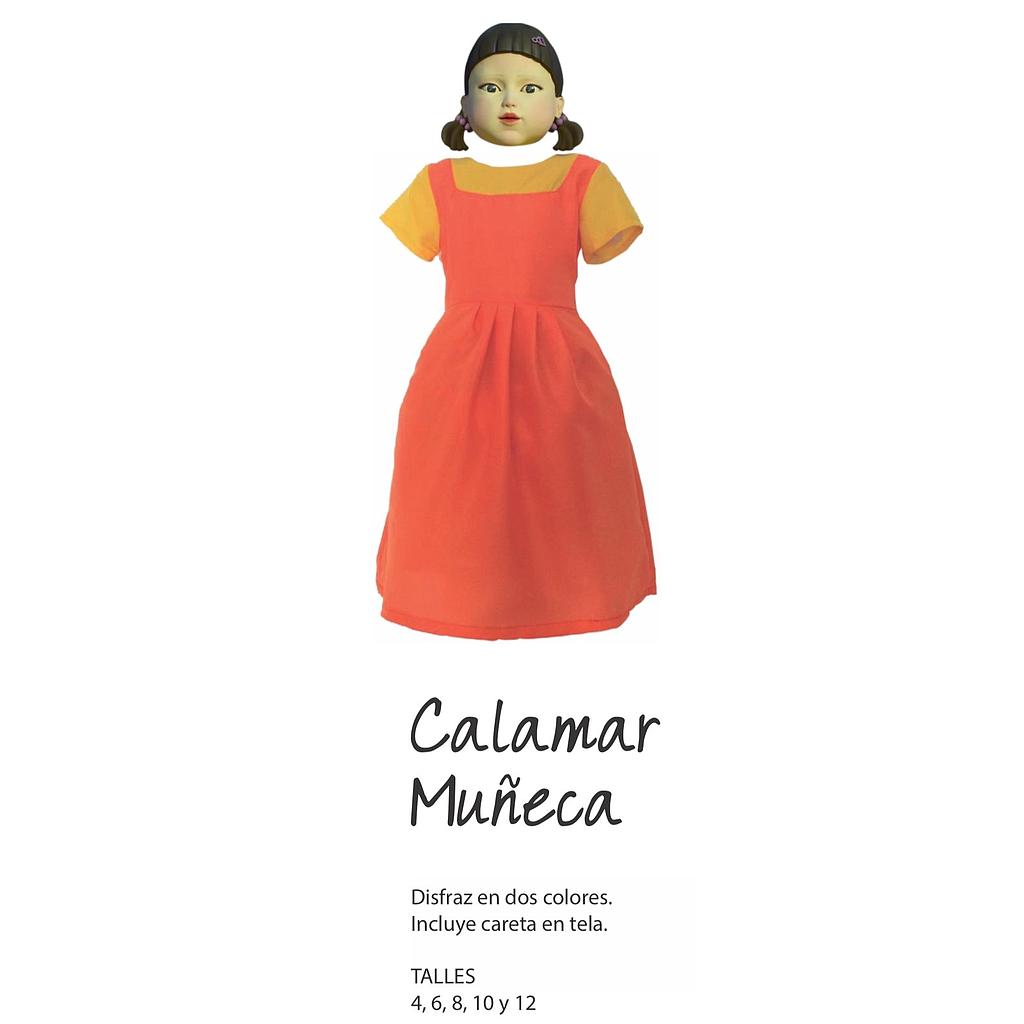 Disfraz Calamar Muñeca 