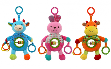 SONAJERO ABACO 11" 3 ANIMALES