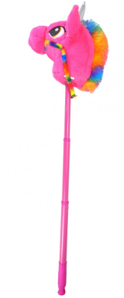 caballo unicornio c/palo y sonido