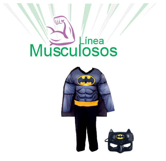 Disfraz musculoso batman