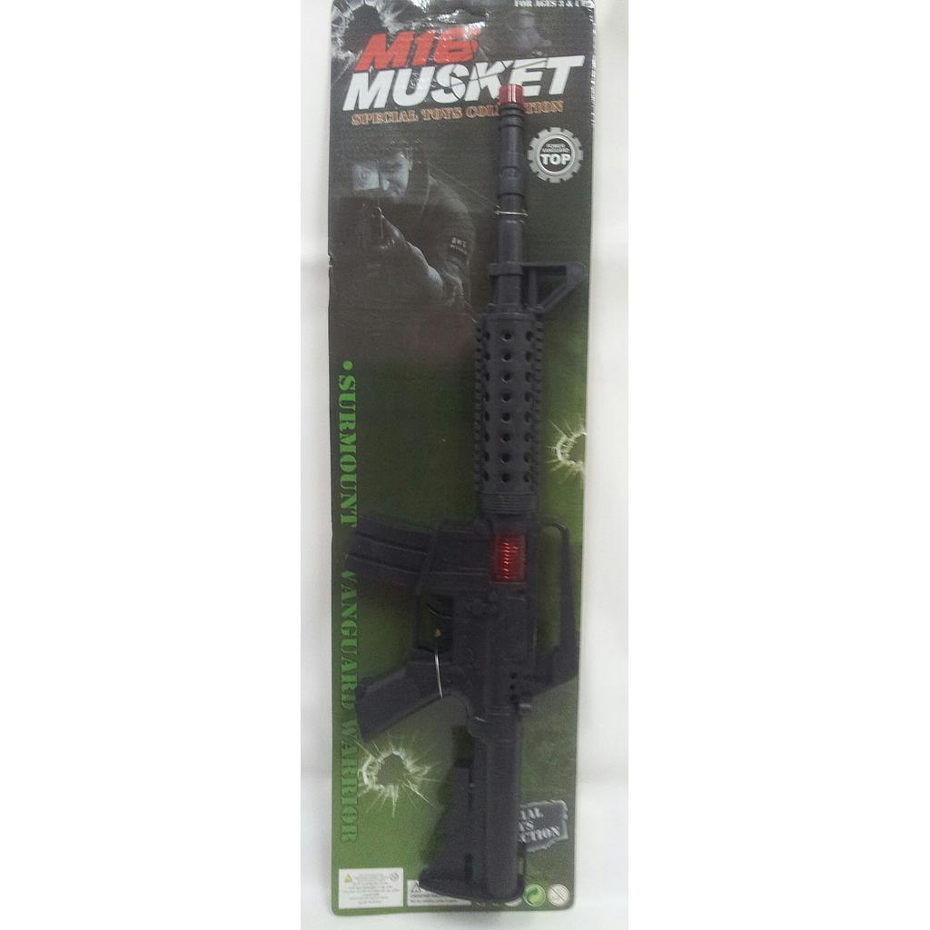 ametralladora con calibre /18 abajo