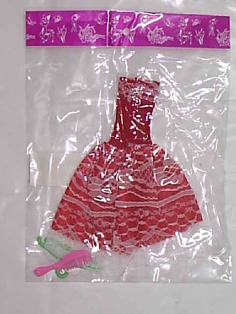 VESTIDO P/MUñECA 16CM E/BOLSA/28MED