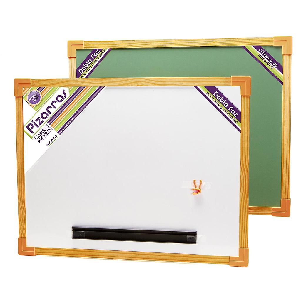 Pizarra de colgar /Doble Faz/ Blanca y Verde
